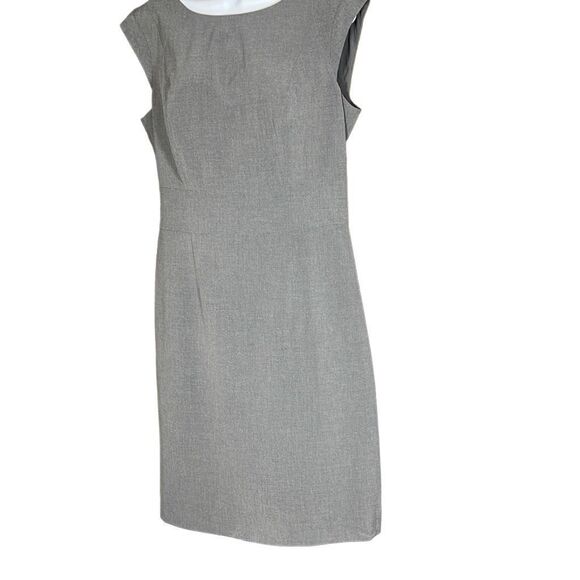 The Limited Women's Sleeveless Bateau Sheath Dress Gray Size 12 - Picture 9 of 10